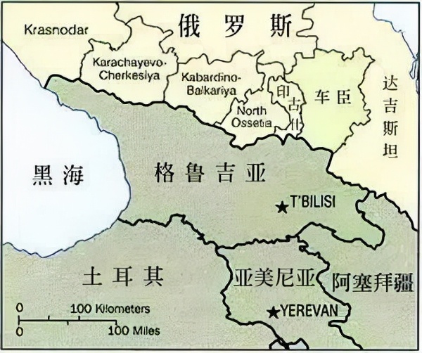 车臣战争地图图片