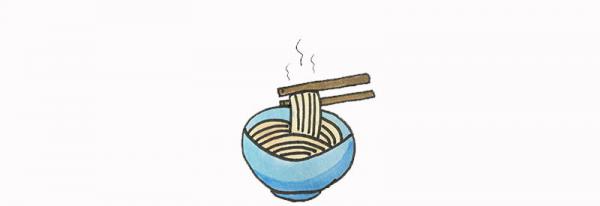 筷子简笔画面条图片