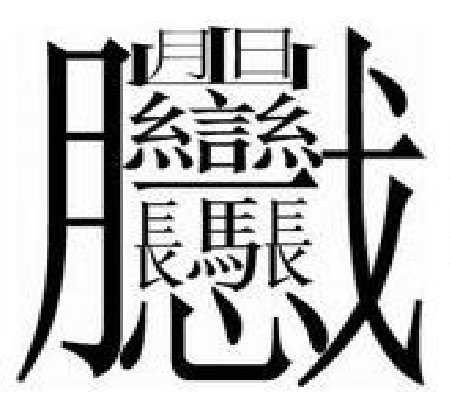 中国汉字笔画最多的汉字,你认识几个