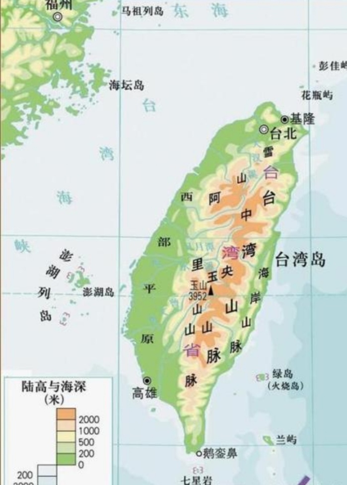 台湾面积多大图片